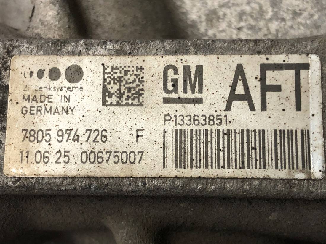 Рулевая рейка Opel Astra J P13363851 — фото детали 6