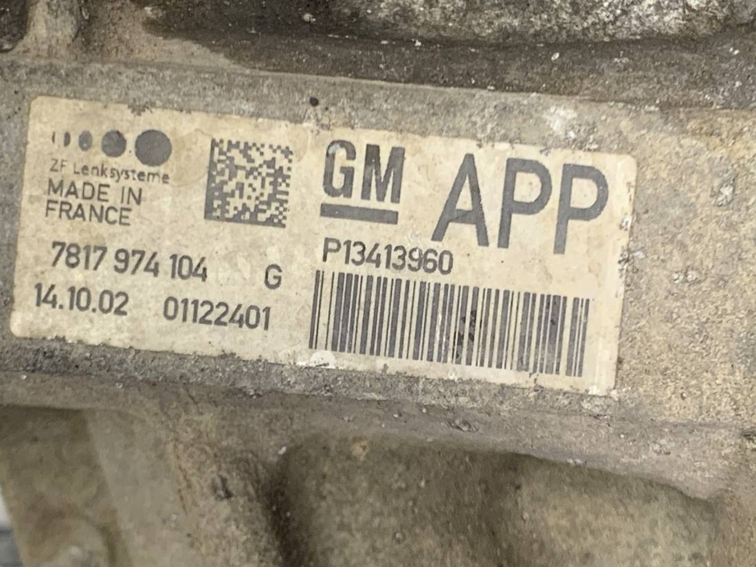 Рульова рейка Opel Zafira C 13413960 — фото деталі 7