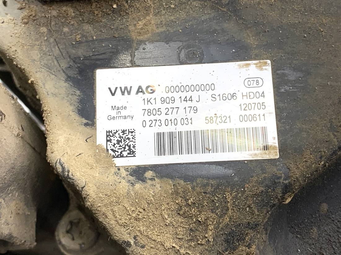 Рульова рейка Volkswagen Passat B6 3C1423051J — фото деталі 8