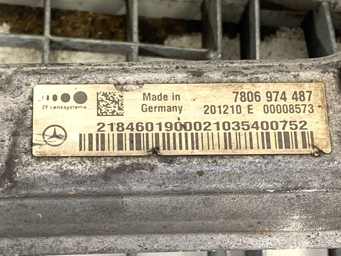Рульова рейка Mercedes CLS C218 2184601900 — фото деталі 8