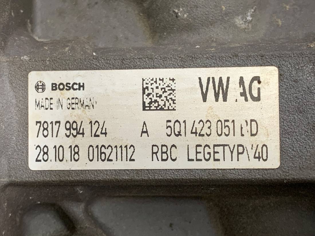 Рульова рейка Skoda Octavia 3 5Q1423051BD — фото деталі 8
