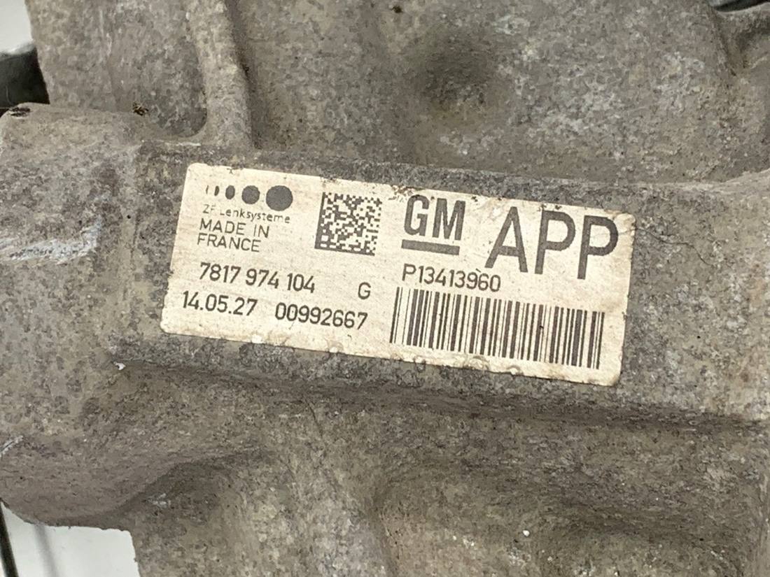 Рульова рейка Opel Zafira C 13413960 — фото деталі 4