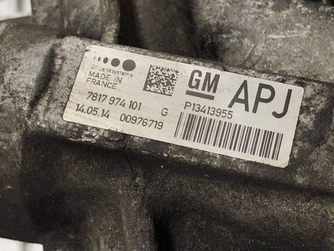 Рульова рейка Opel Astra J P13413955 7805501692 — фото деталі 5