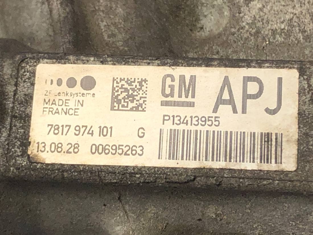 Рульова рейка Opel Astra J P13413955 — фото деталі 6