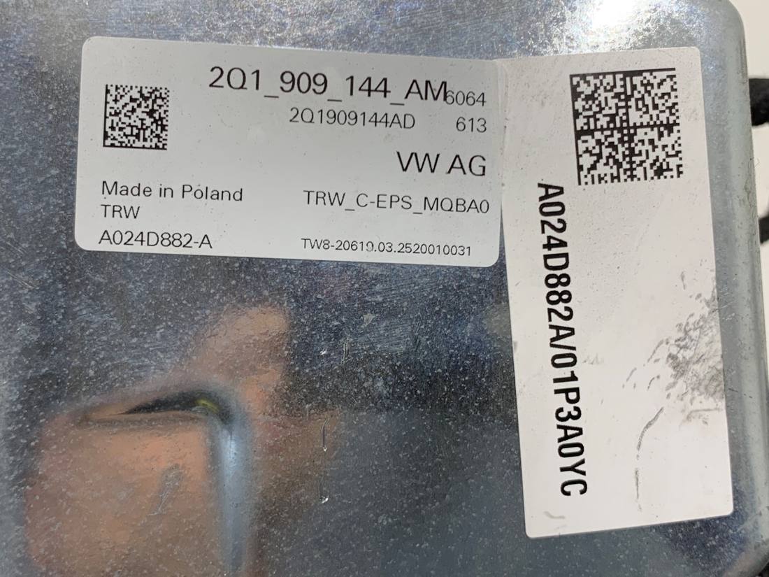 Насос ГУР / Рульова колонка Skoda Scala 2Q1423510EC 2Q1909144AM — фото деталі 7