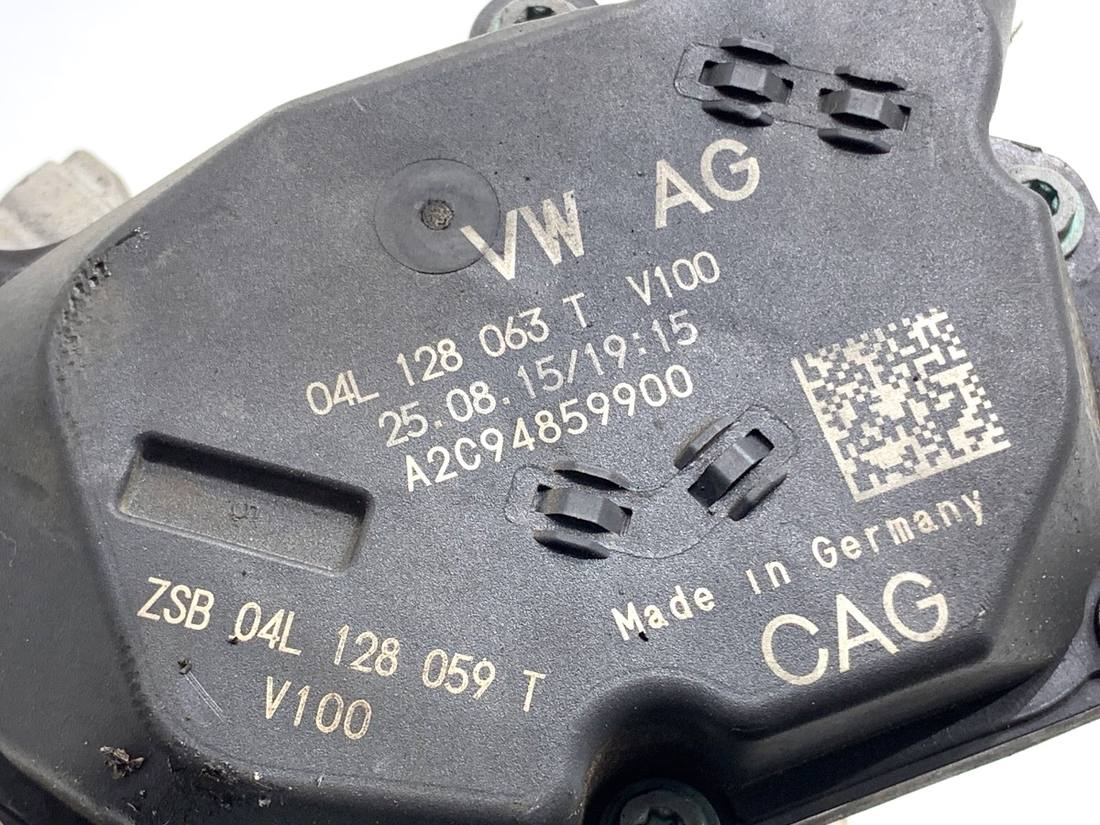 Дроссельная заслонка Volkswagen Golf 7 04L128063T 04L128059T — фото детали 9