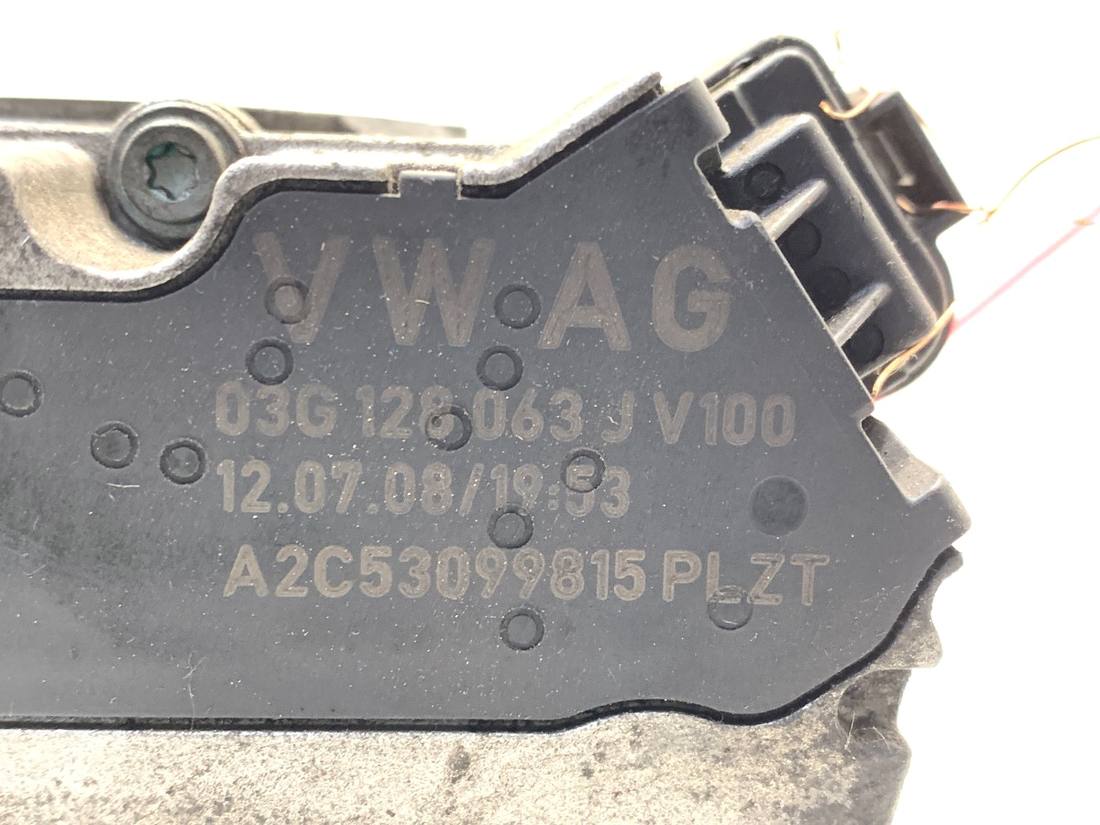 Дросельна заслінка Skoda Octavia 2 03G128063J — фото деталі 5
