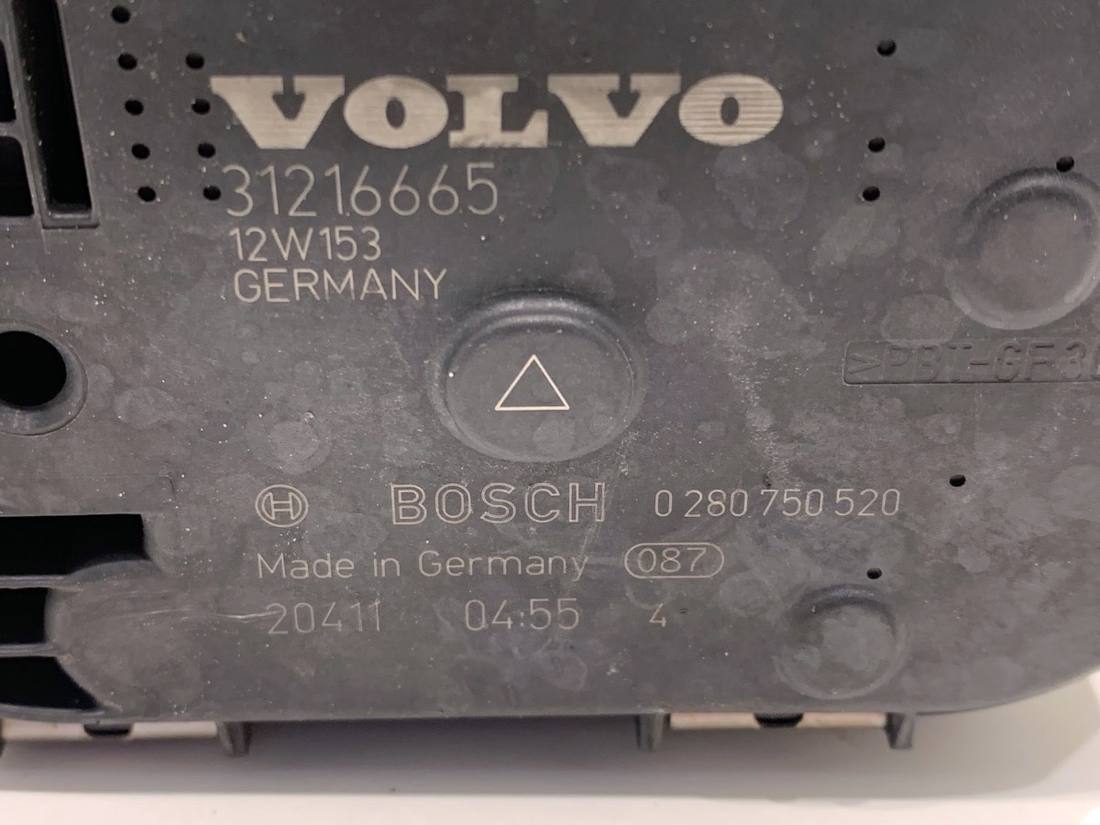Дросельна заслінка Volvo S80 31216665 — фото деталі 4