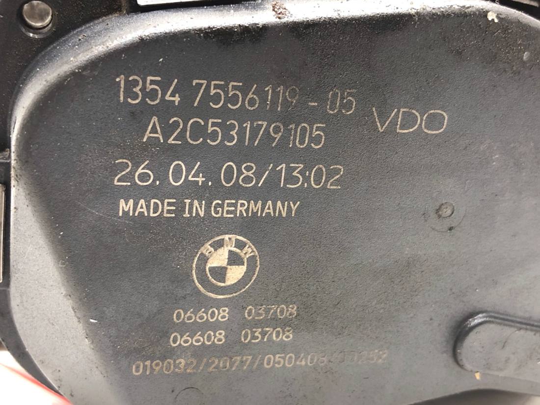 Дроссельная заслонка BMW X6 7556119 — фото детали 5