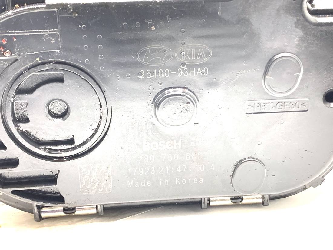 Дроссельная заслонка Hyundai Kona 35100-03HA0 0280750680 — фото детали 4