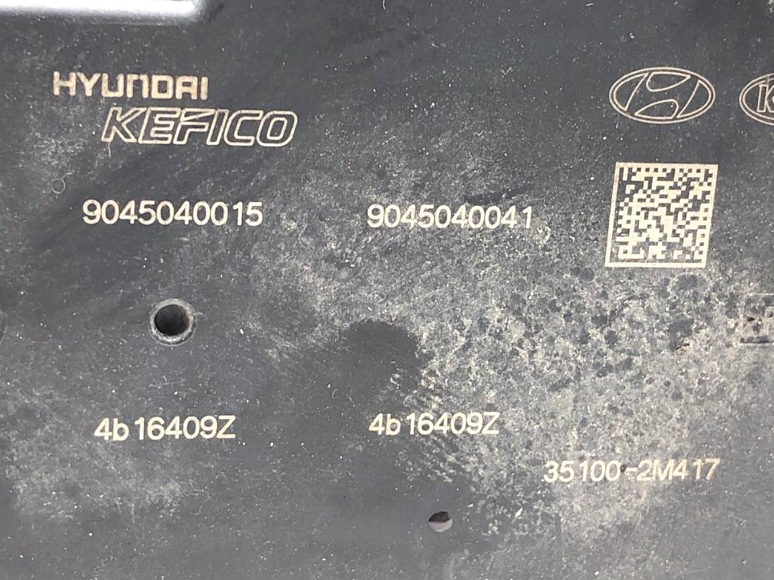 Дросельна заслінка Hyundai Tucson 35100-2M417 — фото деталі 4