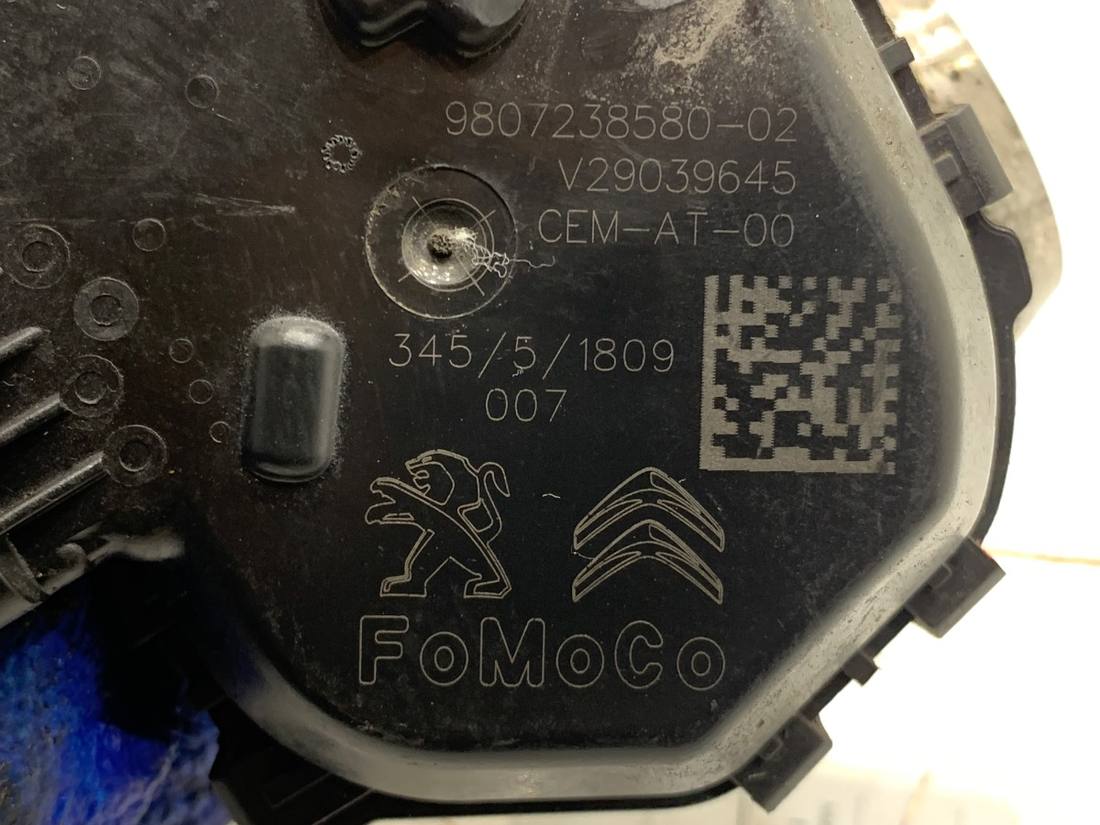 Дросельна заслінка Citroen Berlingo 9807238580 — фото деталі 5