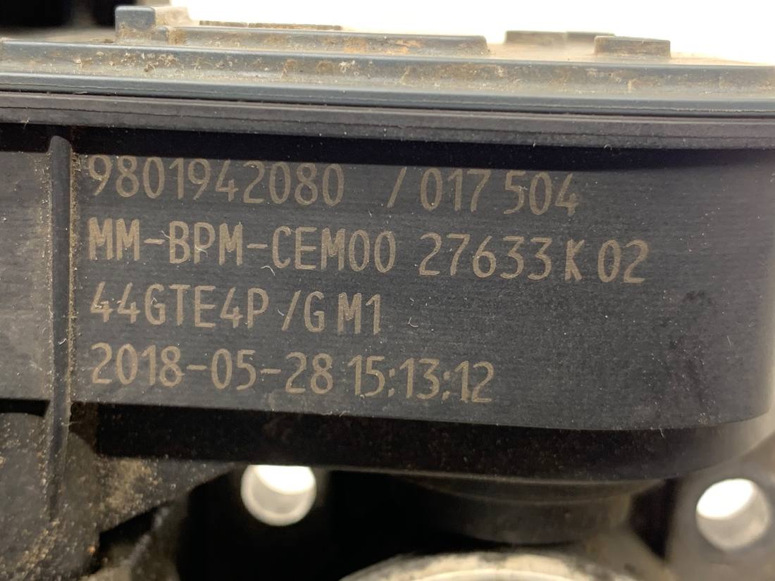 Дросельна заслінка Peugeot 308 9801942080 — фото деталі 5