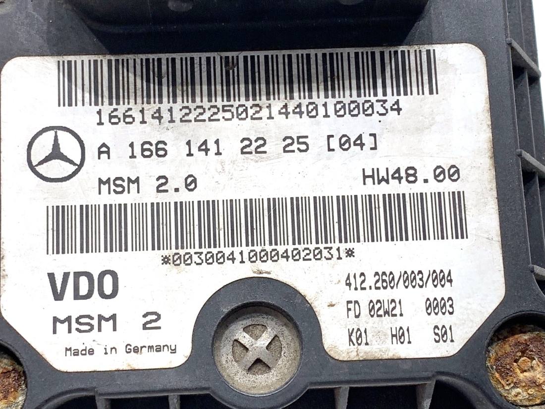 Дроссельная заслонка Mercedes A W168 1661412225 — фото детали 4