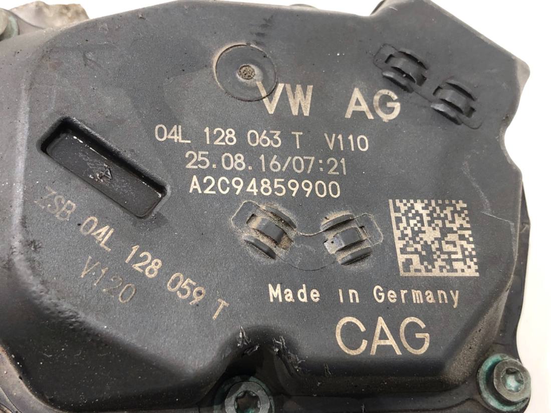 Дросельна заслінка Volkswagen Golf 7 04L128063T — фото деталі 5