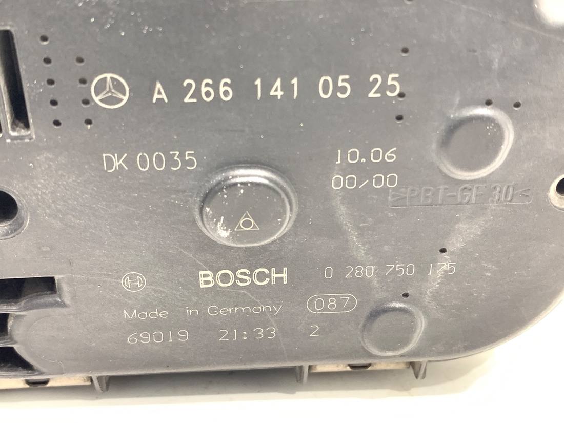 Дроссельная заслонка Mercedes B W245 2661410525 — фото детали 4