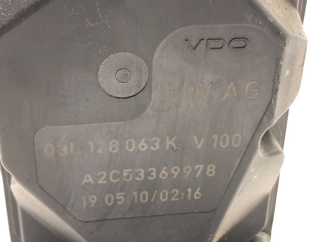 Дросельна заслінка Volkswagen Polo 03L128063K — фото деталі 3