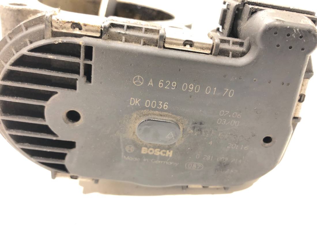 Дроссельная заслонка Mercedes M W163 A6290900170 — фото детали 4
