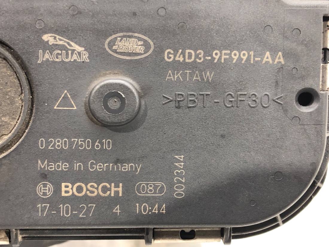 Дроссельная заслонка Jaguar XE G4D3-9F991-AA — фото детали 5