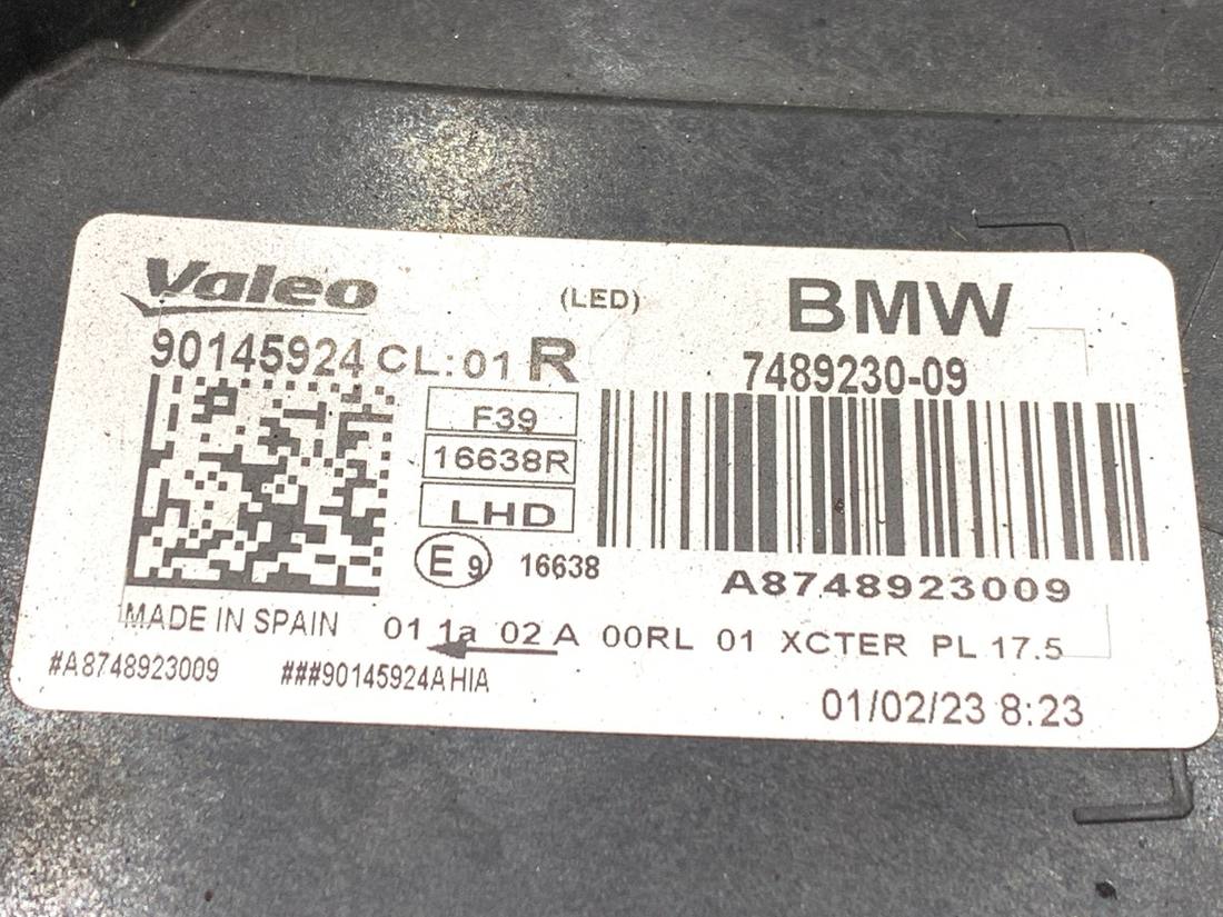 Фара передня права BMW X2 F39 7489230 — фото деталі 7