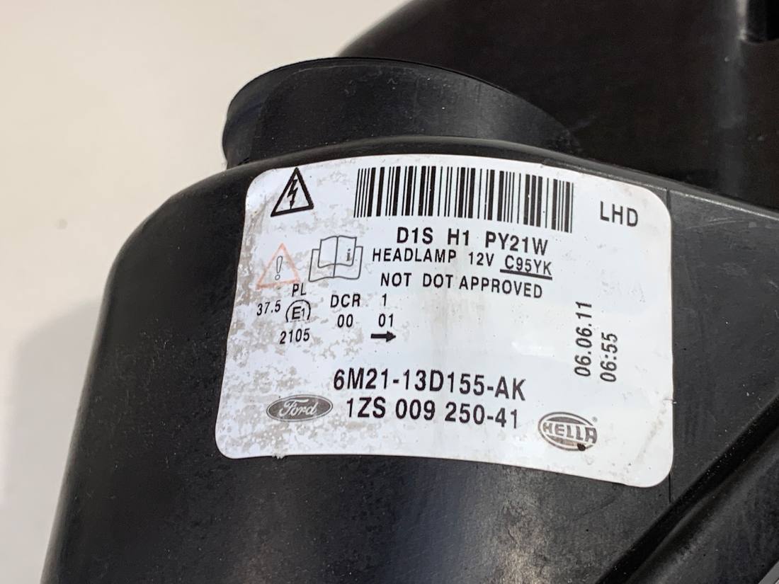 Фара передня ліва Ford S-max 6M21-13D155-AK — фото деталі 6