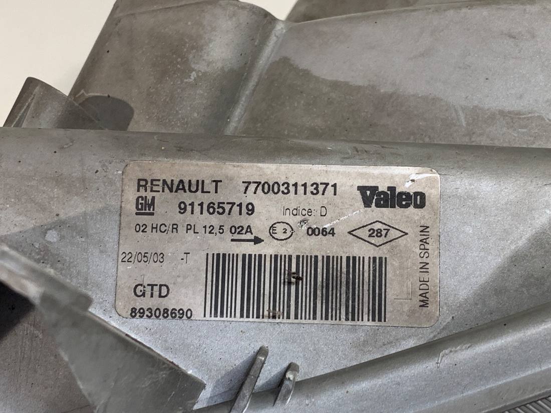 Фара передняя левая Renault Trafic 7700311371 — фото детали 5