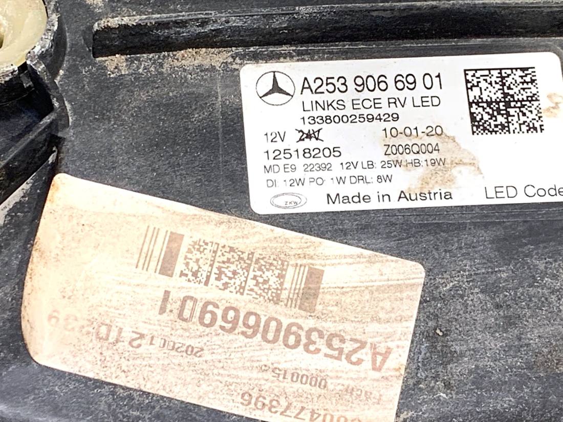 Фара передня ліва Mercedes GLC X253 A2539066901 — фото деталі 6