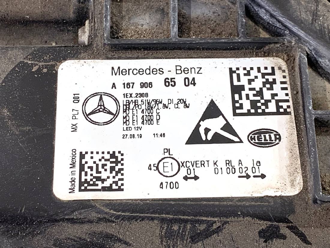 Фара передняя левая Mercedes GLE V167 A1679066504 — фото детали 7