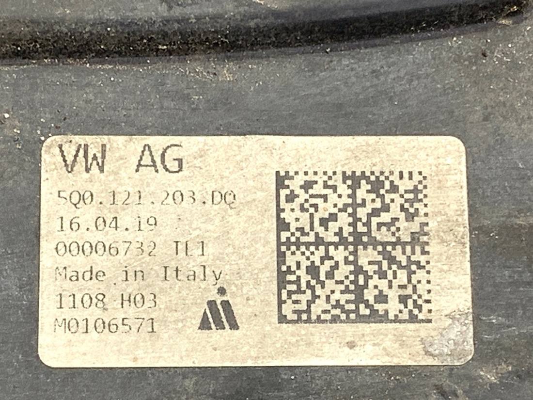 Вентилятор радиатора диффузор Volkswagen Arteon 5Q0121203DQ 5Q0121205BB — фото детали 8