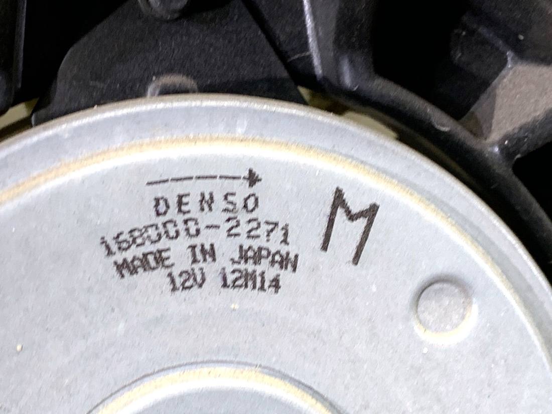 Вентилятор радіатора дифузор Mazda CX-7 499300-3440 168000-2271 — фото деталі 5