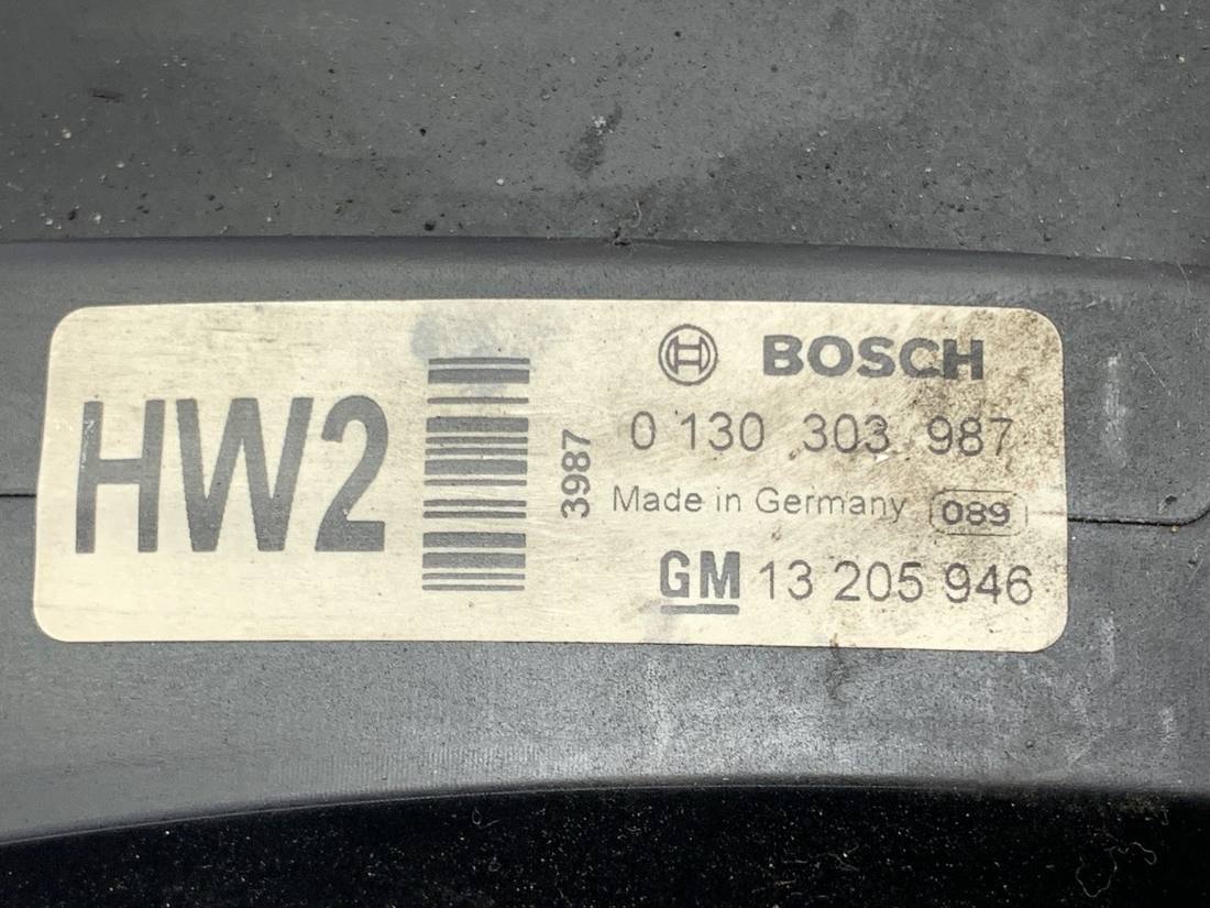 Вентилятор радіатора дифузор Opel Astra H 0130303987 — фото деталі 4
