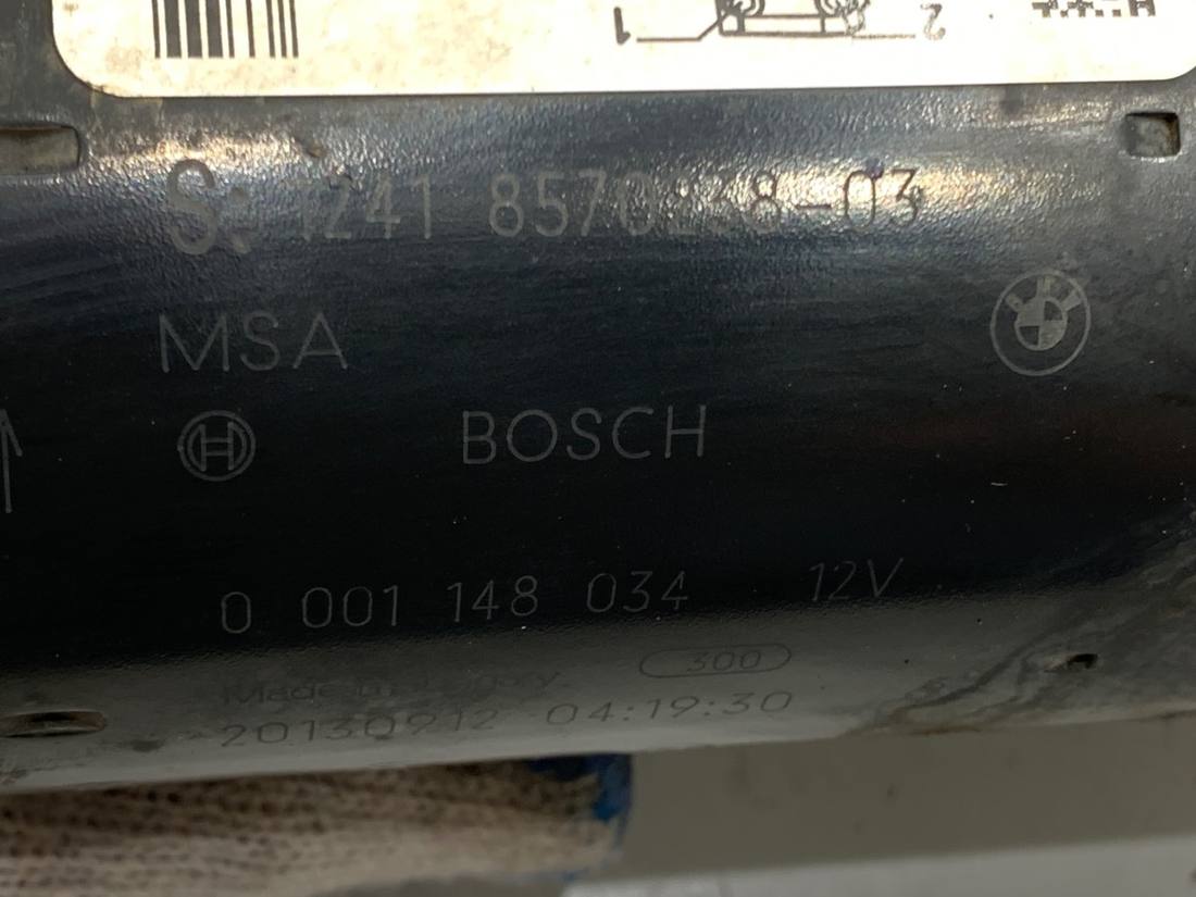 Стартер BMW X1 E84 0001148034 — фото деталі 4