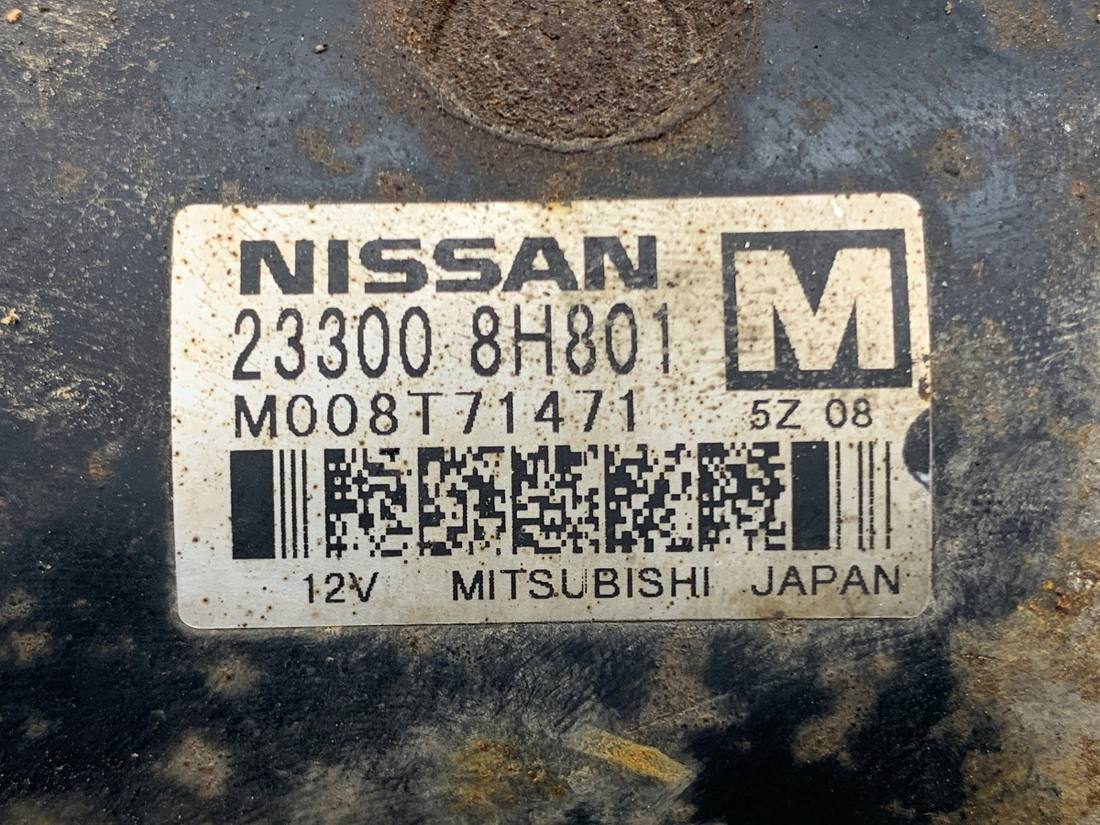 Стартер Nissan X-trail 23300-8H801 — фото деталі 4
