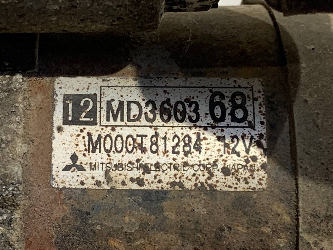 Стартер Mitsubishi Pajero MD360368 — фото деталі 5
