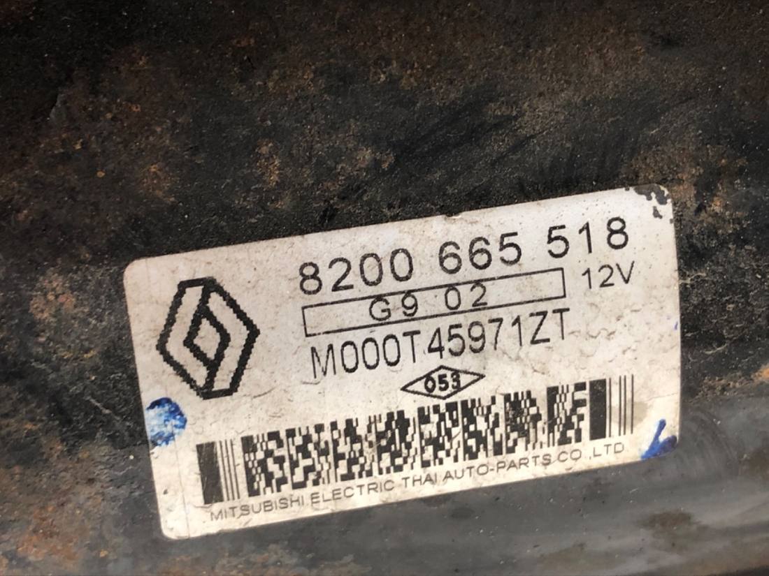 Стартер Renault Megane 3 8200665518 — фото детали 4