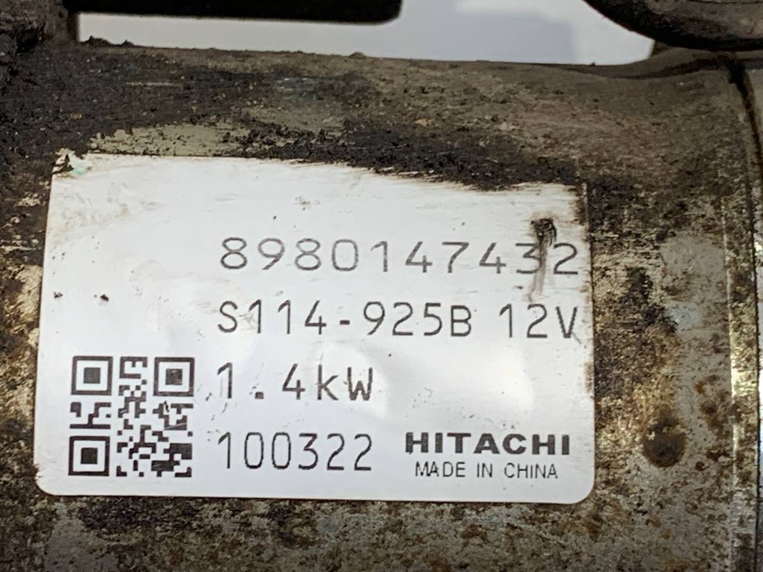 Стартер Opel Astra J 8980147432 — фото деталі 5