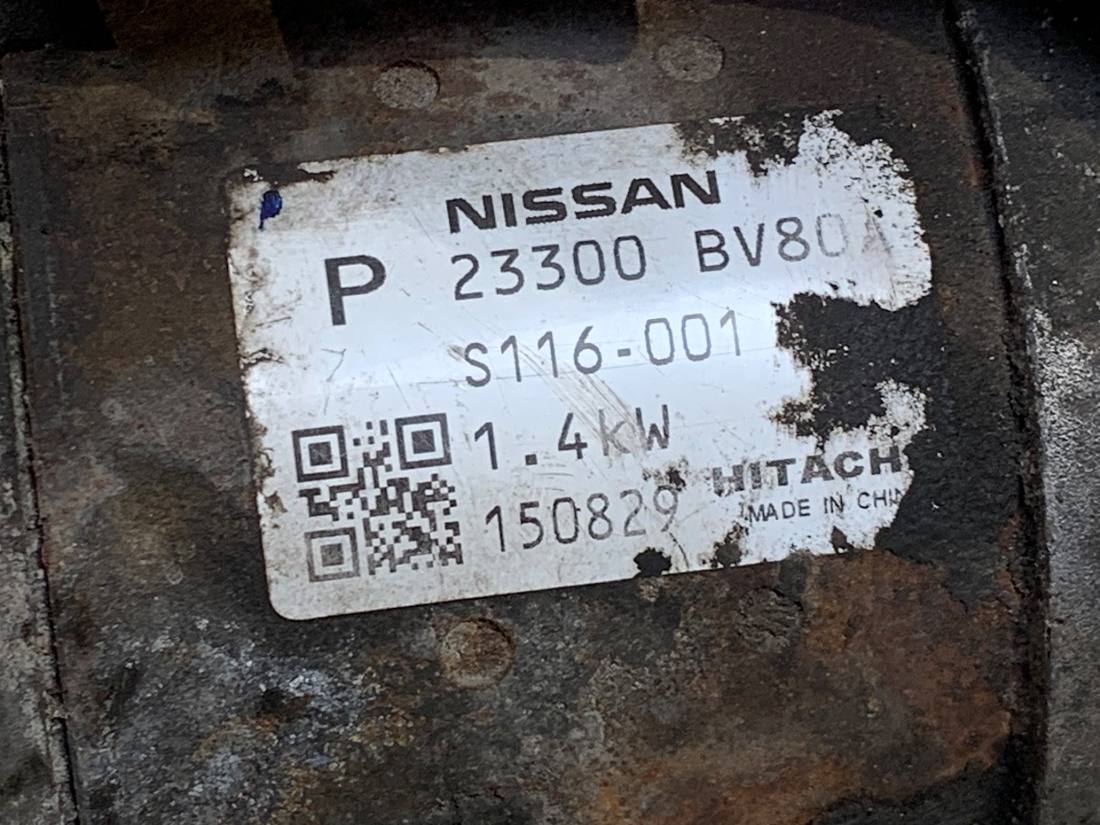 Стартер Nissan X-trail 23300BV80A — фото деталі 5