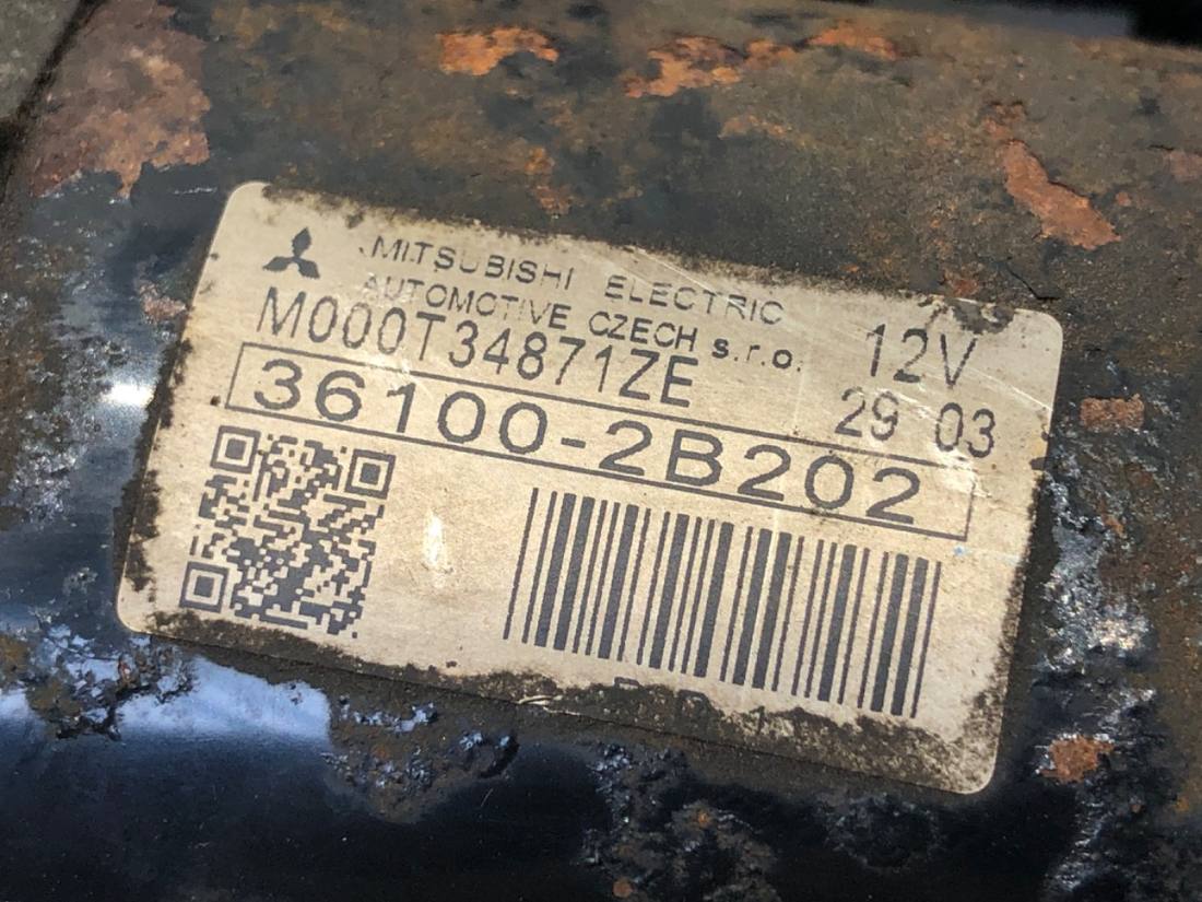 Стартер Hyundai Ix35 36100-2B202 — фото детали 4