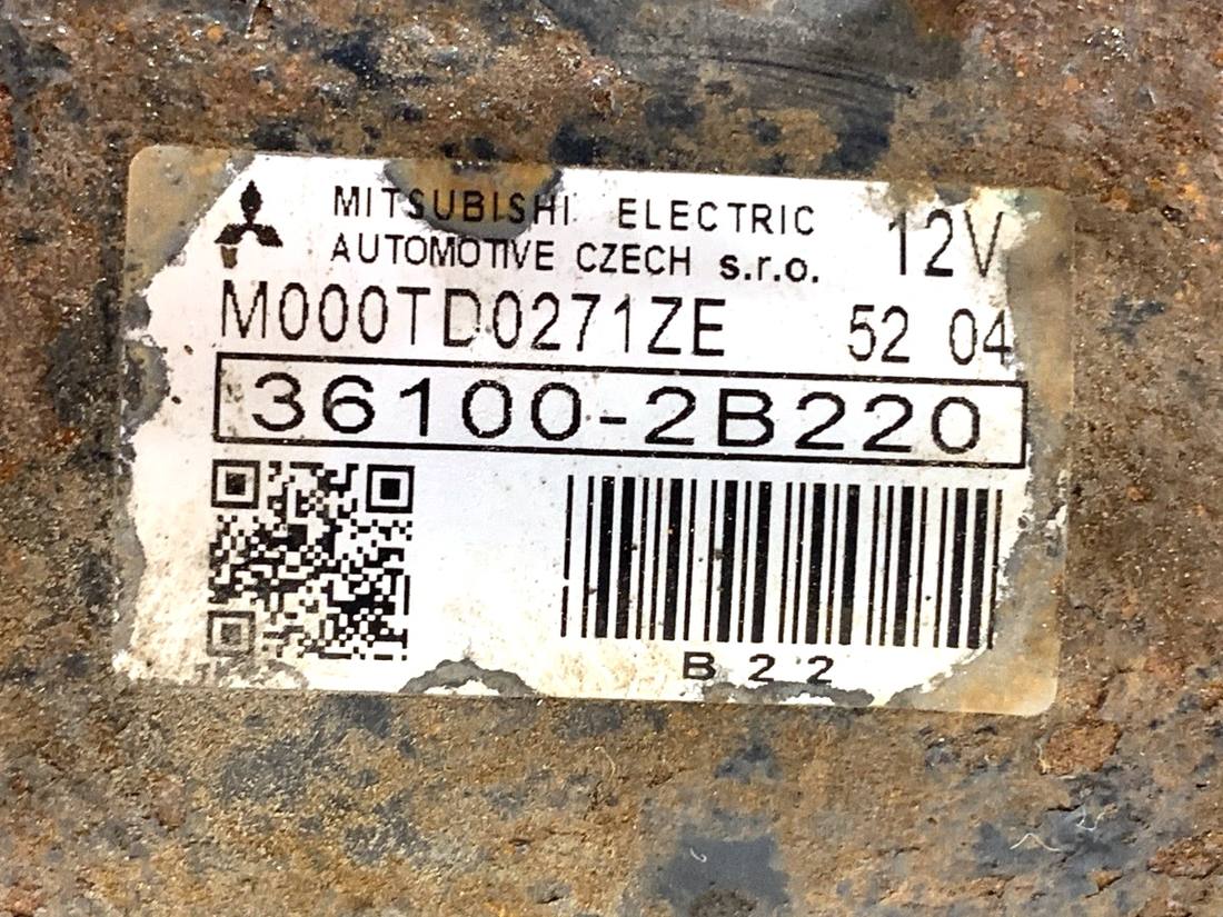 Стартер Hyundai Ix35 36100-2B220 — фото деталі 8