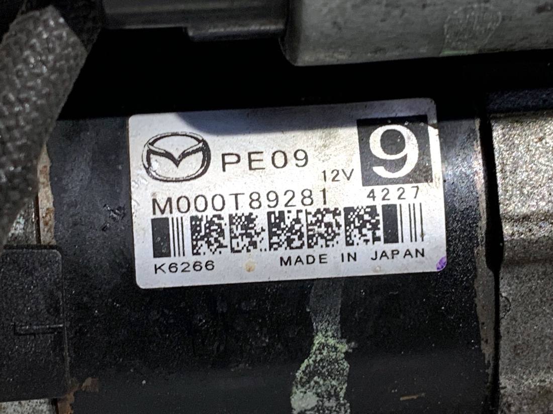 Стартер Mazda 3 M000T89281 — фото деталі 5
