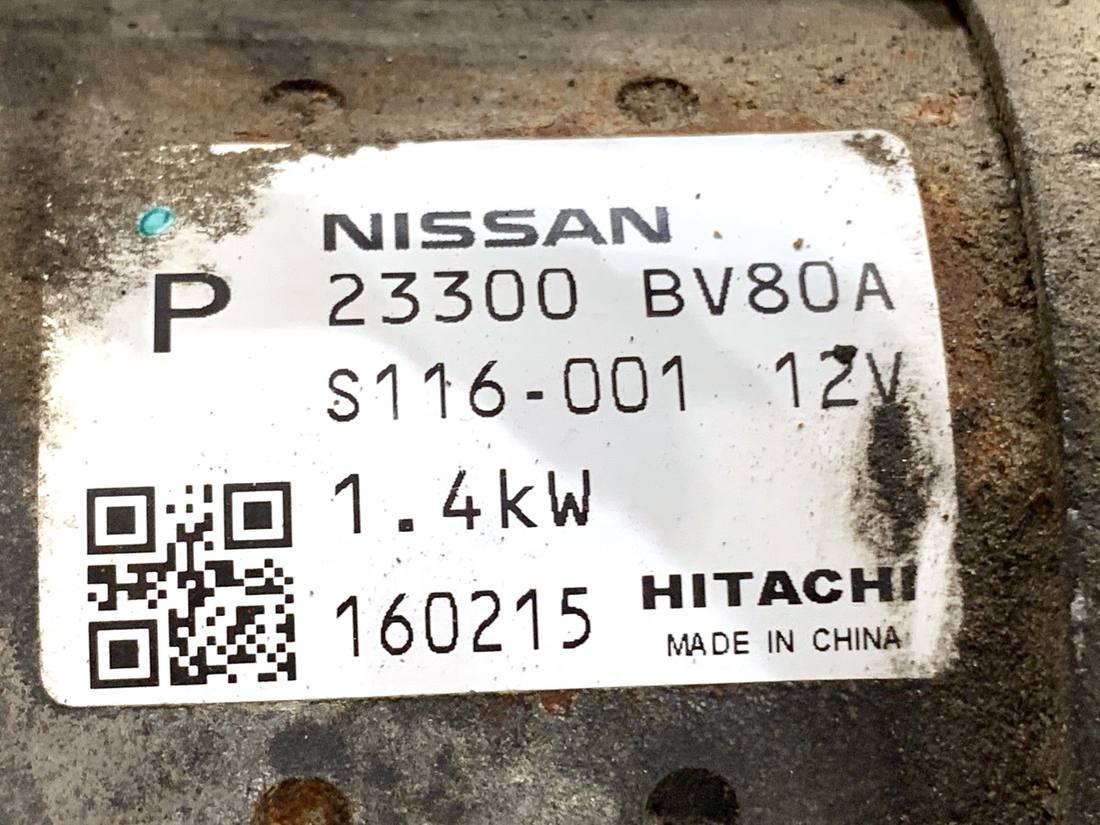 Стартер Nissan Qashqai 23300-BV80A — фото детали 7