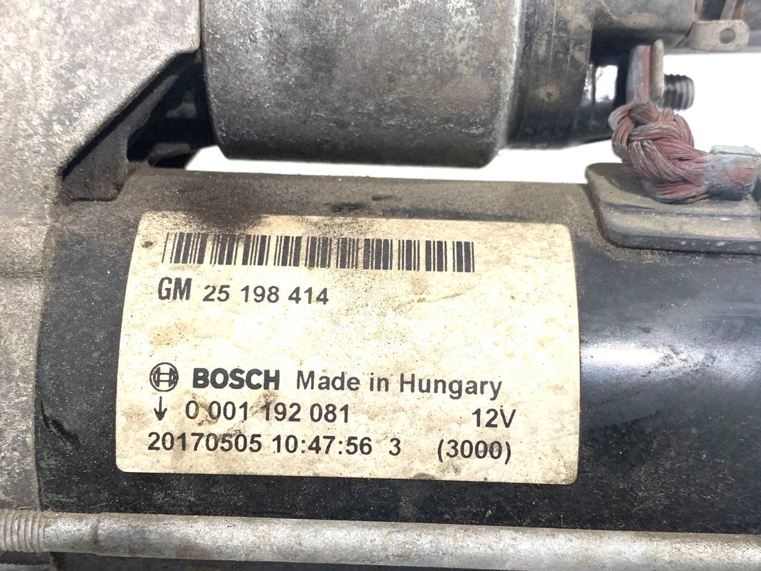 Стартер Opel Corsa E 25198414 — фото деталі 4