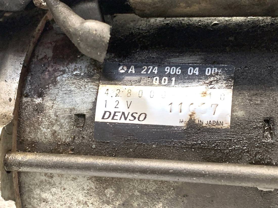 Стартер Mercedes E W212 A2749060400 — фото деталі 4