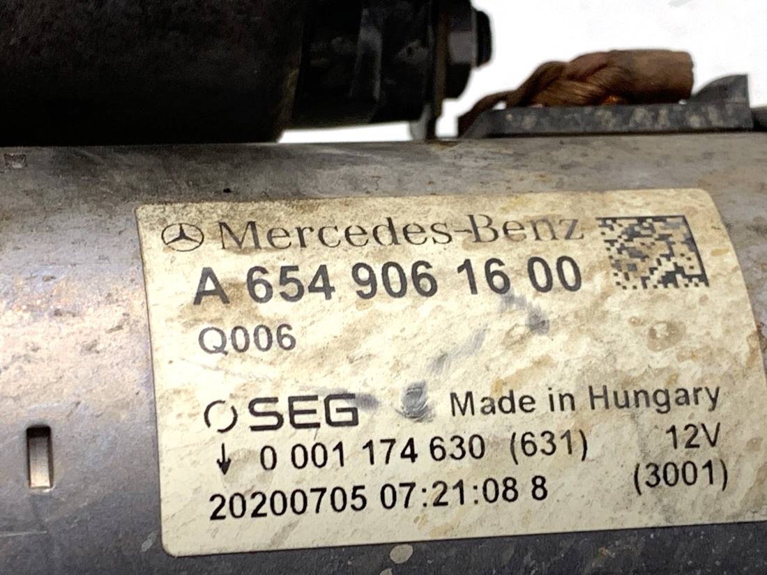 Стартер Mercedes GLE V167 A6549061600 — фото деталі 5