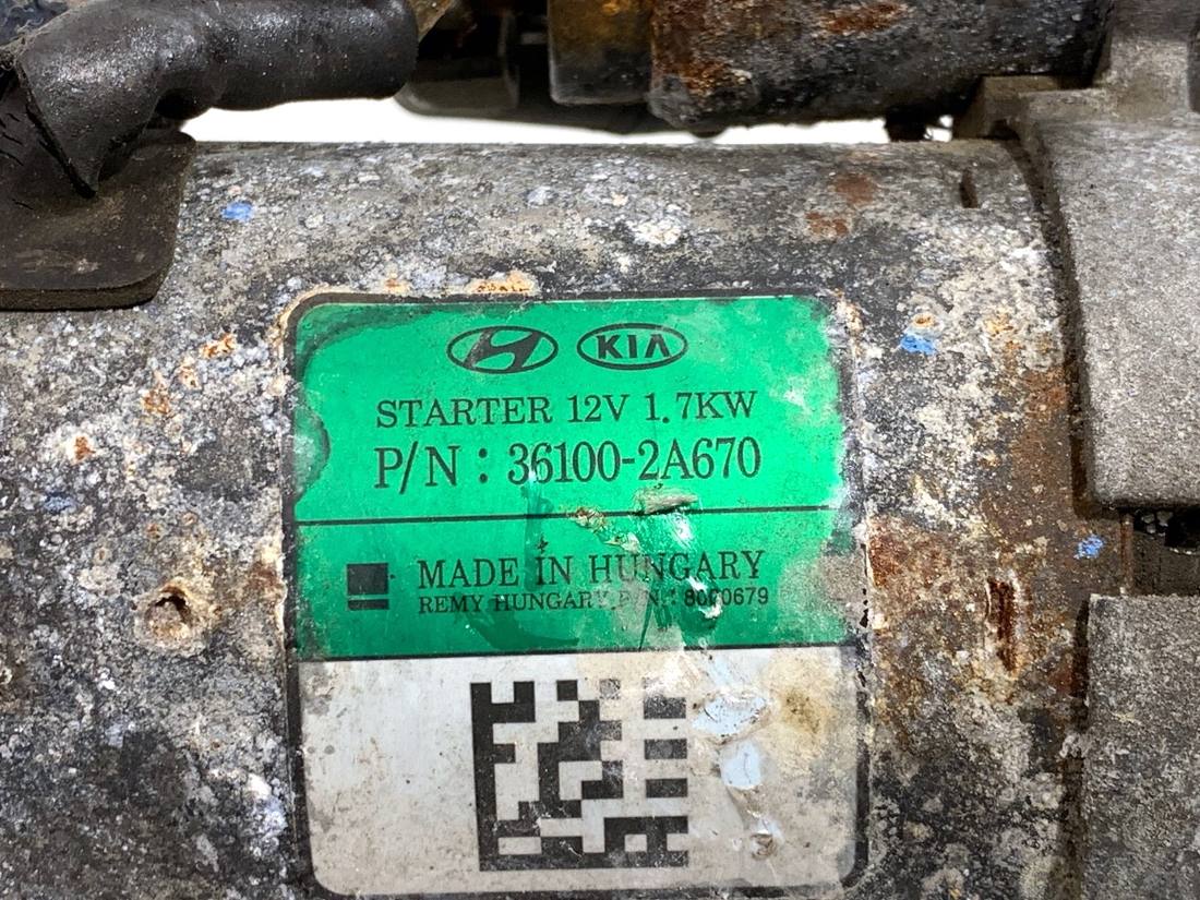 Стартер Kia Ceed 36100-2A670 — фото деталі 5