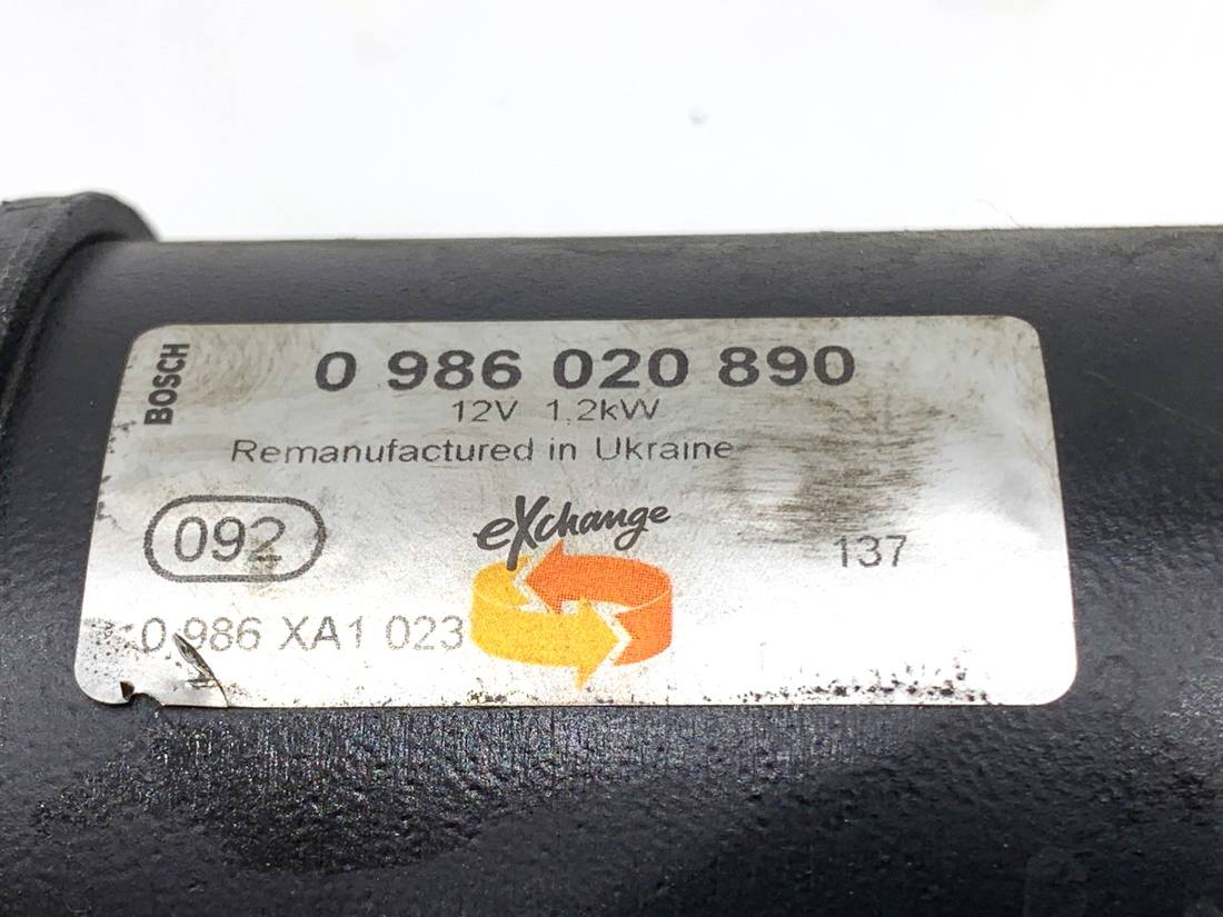 Стартер BMW 3 E90 0986020890 — фото деталі 5