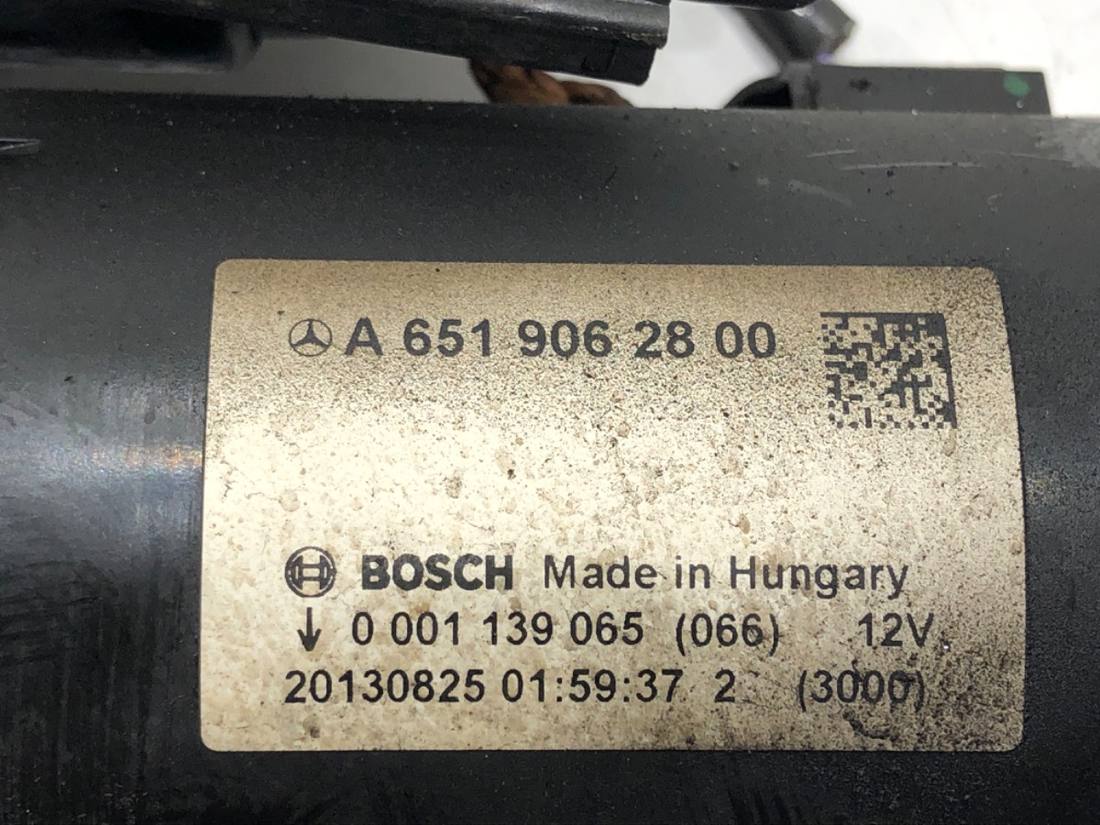 Стартер Mercedes C W204 A6519062800 — фото деталі 5