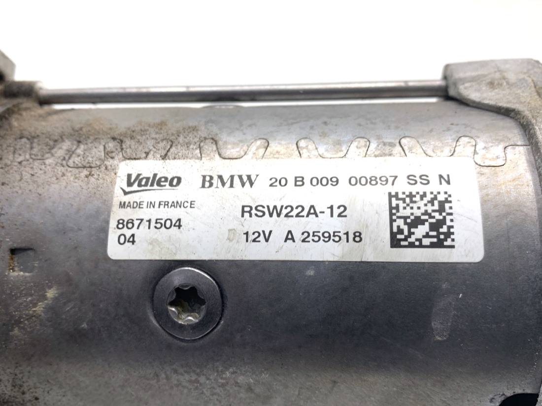 Стартер BMW 5 G30 RSW22A-12 — фото деталі 5