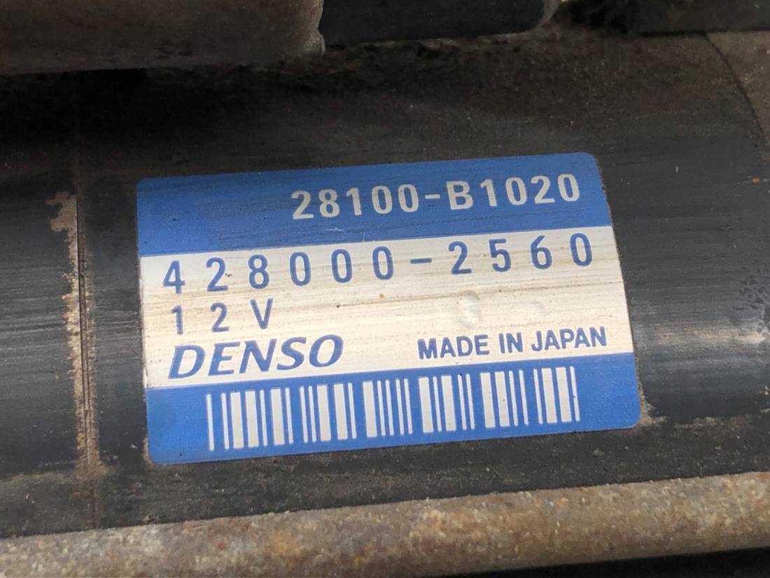 Стартер Daihatsu Sirion 28100-B1020 — фото детали 4