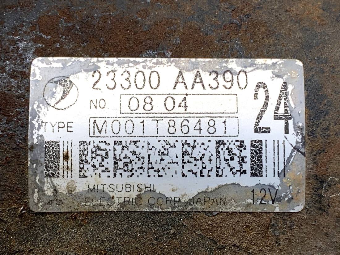 Стартер Subaru Legacy 23300AA390 — фото деталі 5